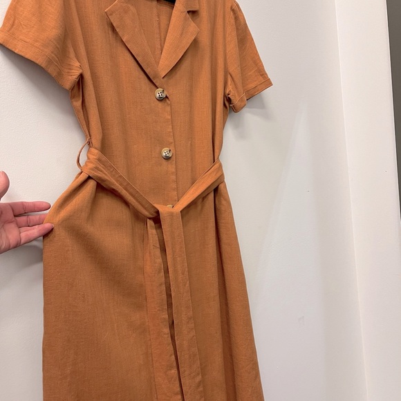 Lush Dresses & Skirts - Linen Utility Dress